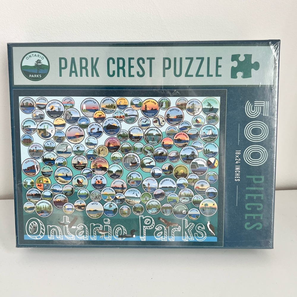 Ontario Parks Jigsaw Puzzle 500-pcs Crests Design NEW/SEALED